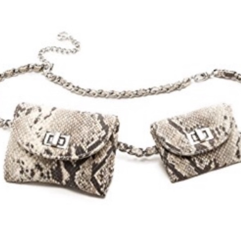 Erin Dana Python Belt Bag - image 2